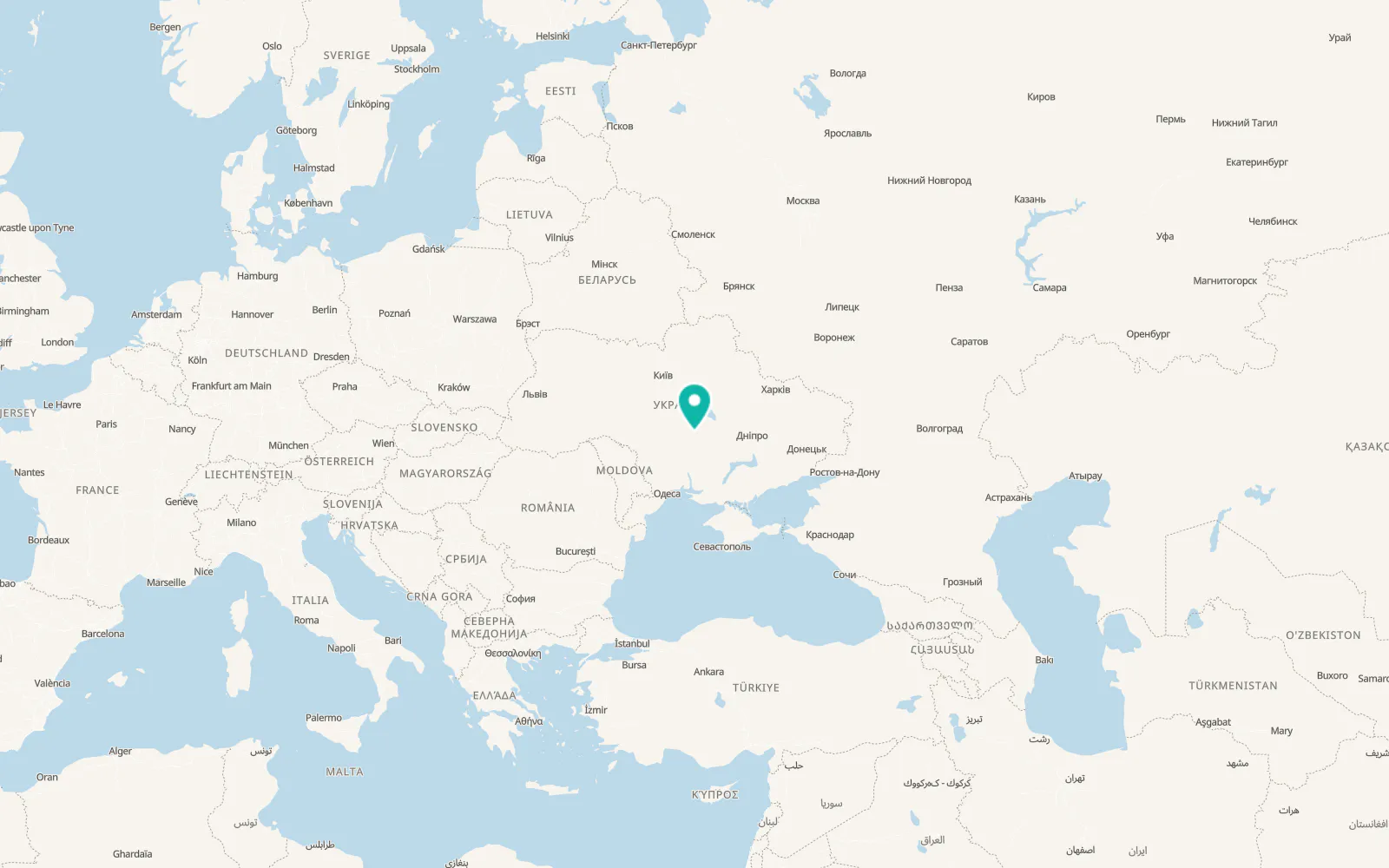 Map of Nove