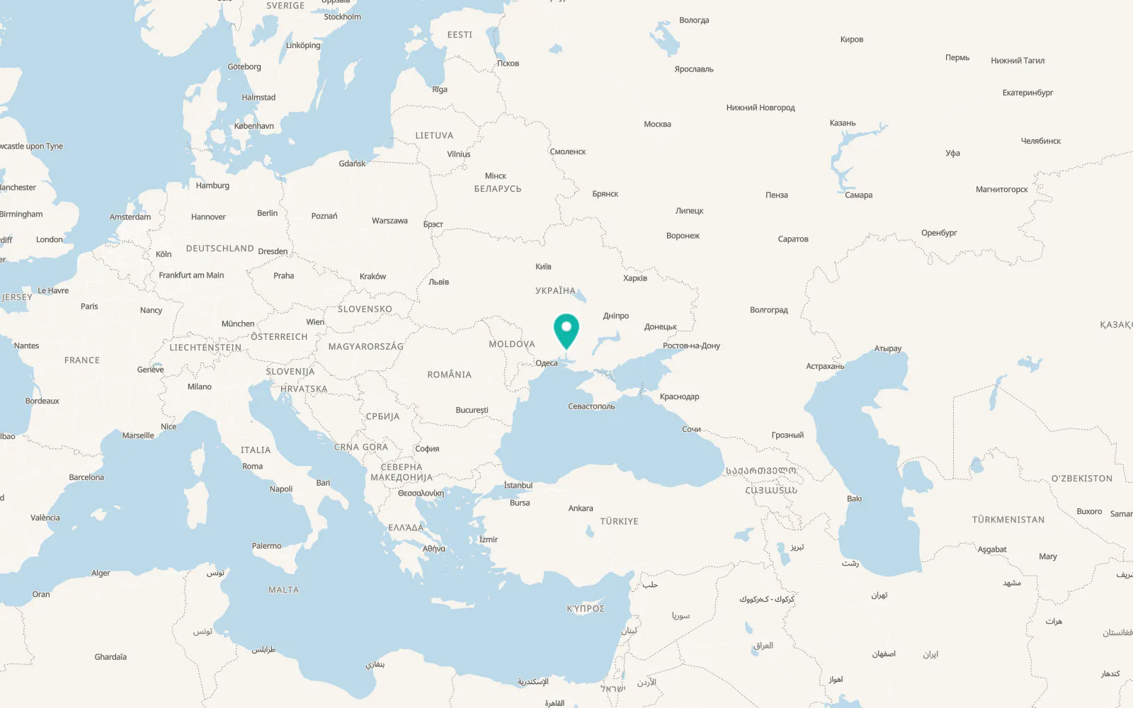 Map of Novobohdanivka