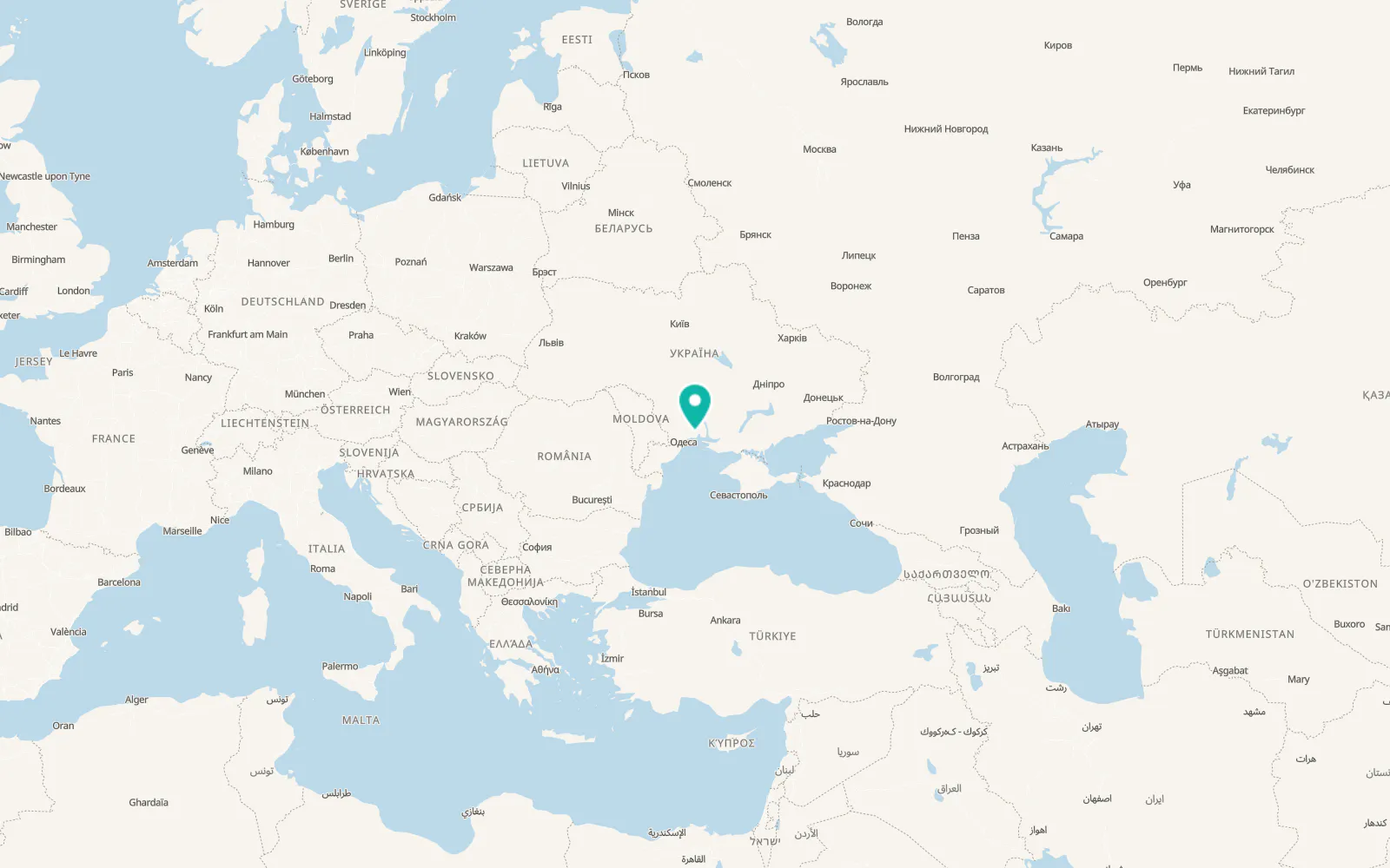 Map of Novofedorivka