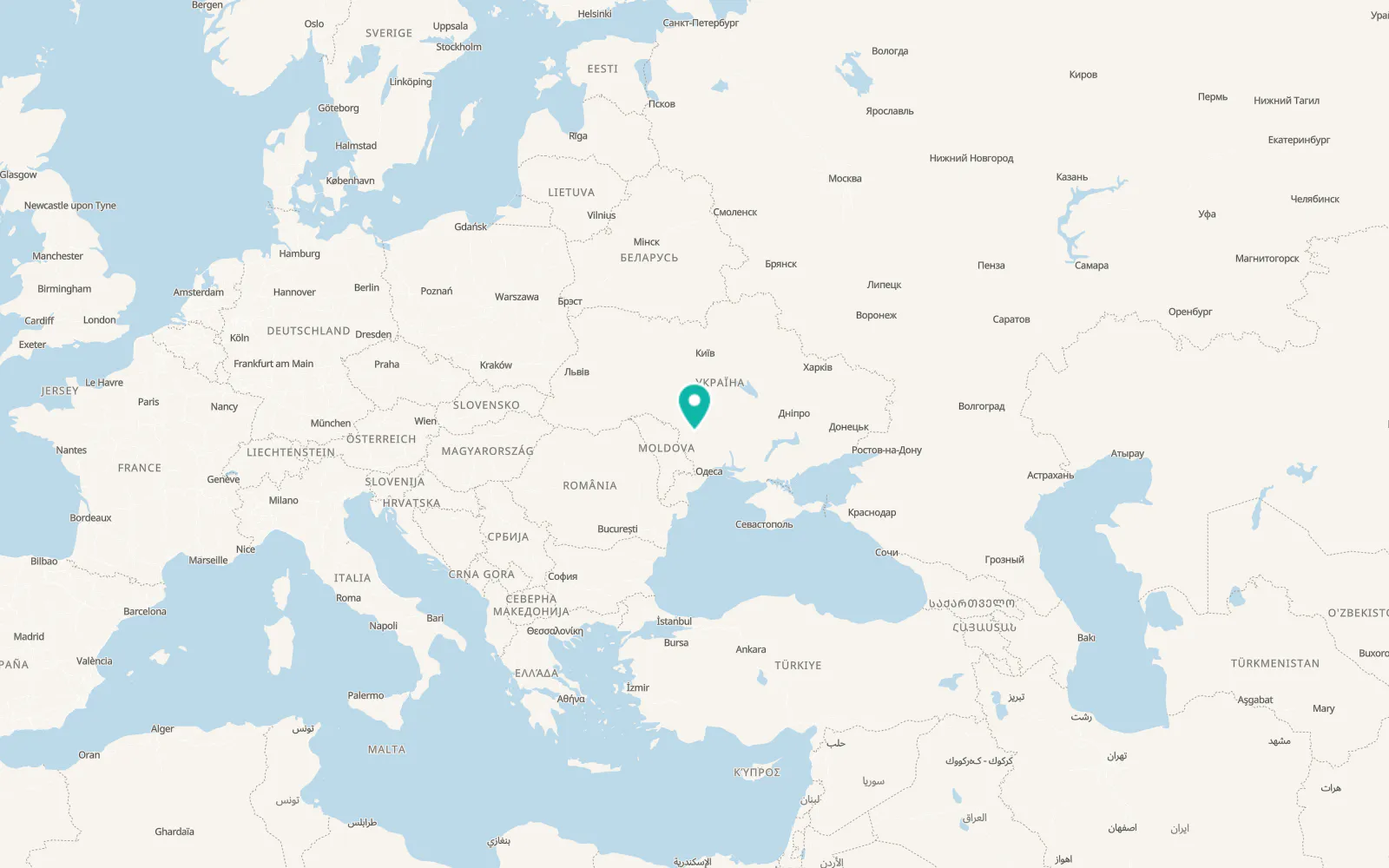 Map of Novoheorhiivka