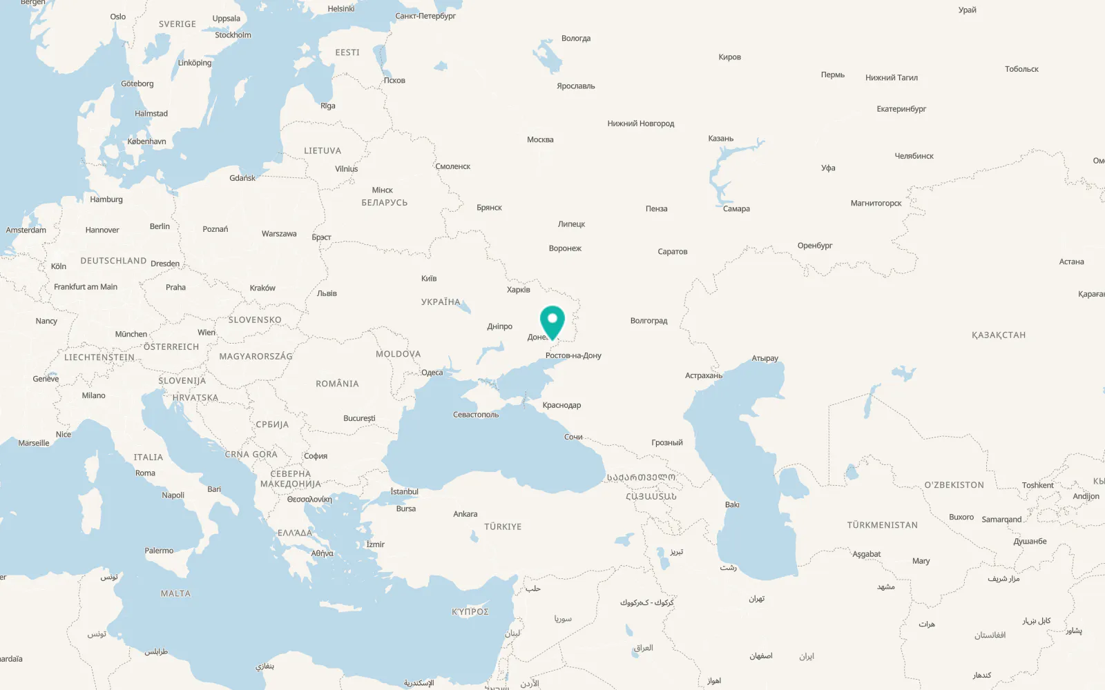 Map of Novoivanivka