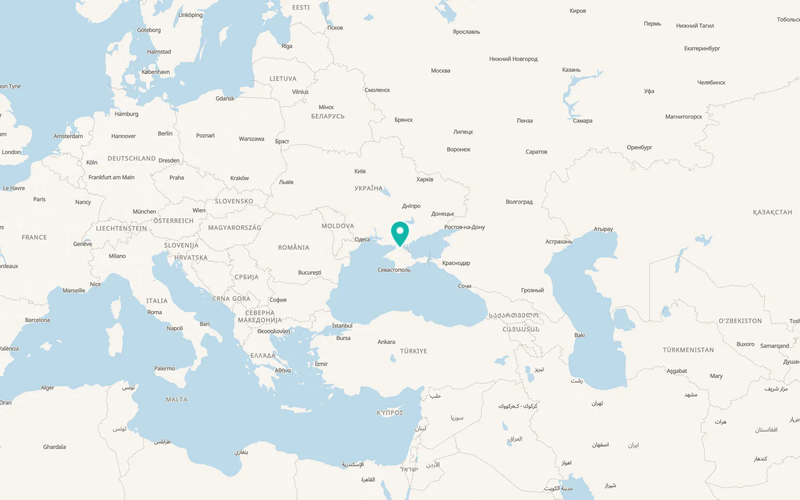Map of Novoivanovka