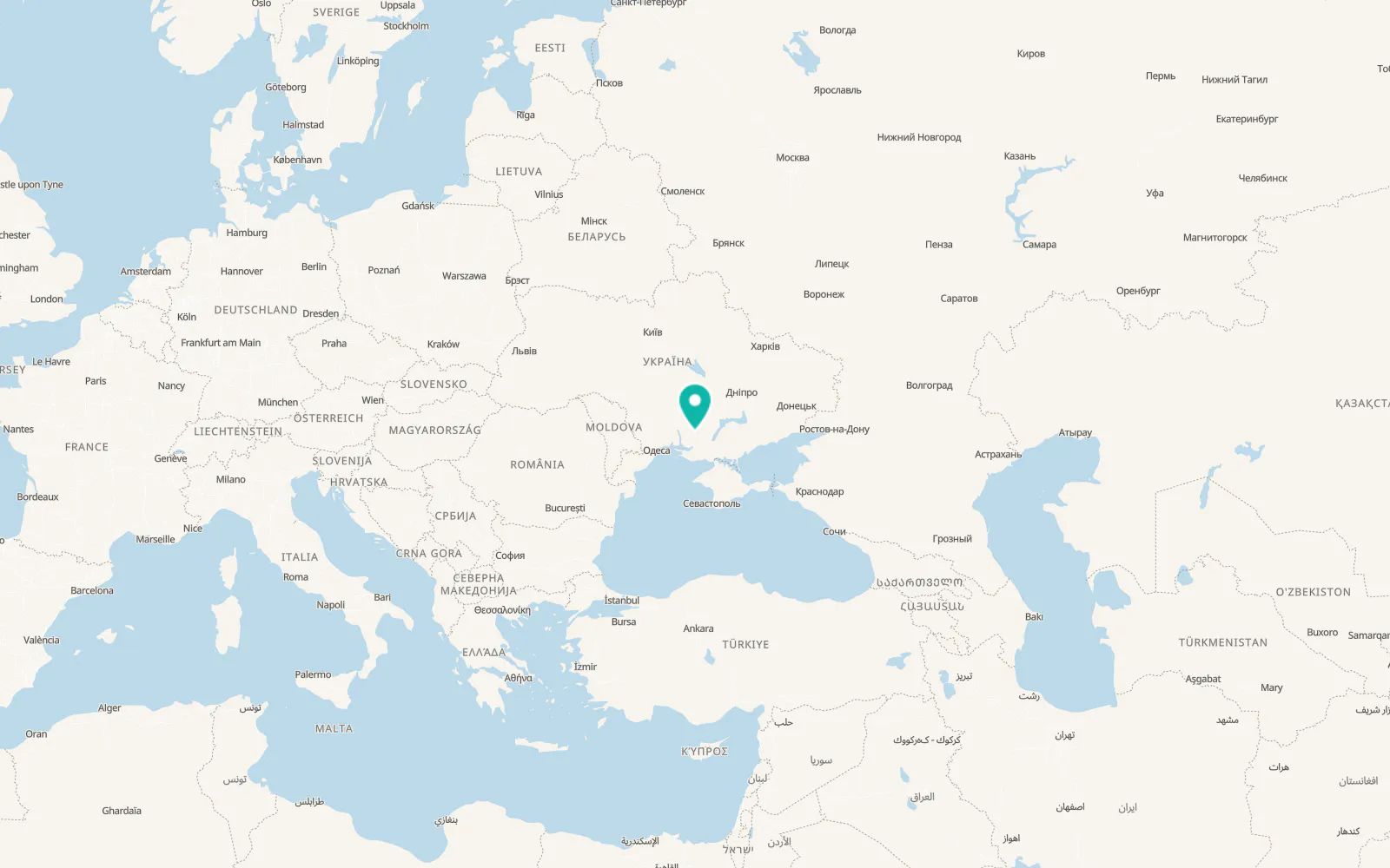 Map of Novopetrivka