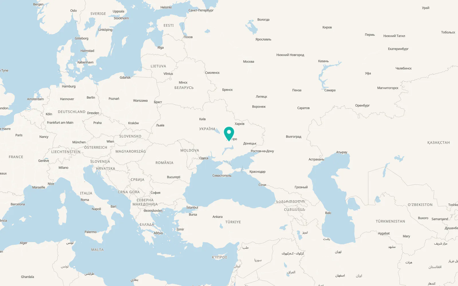 Map of Novopokrovka