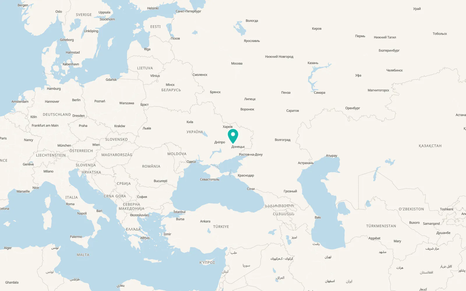 Map of Novoyelyzavetivka