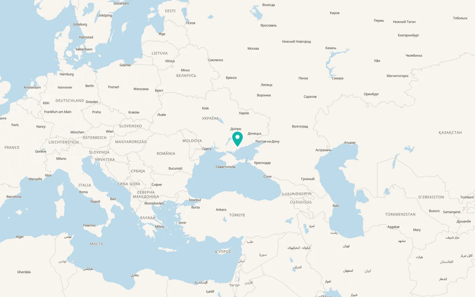 Map of Okhrimivka