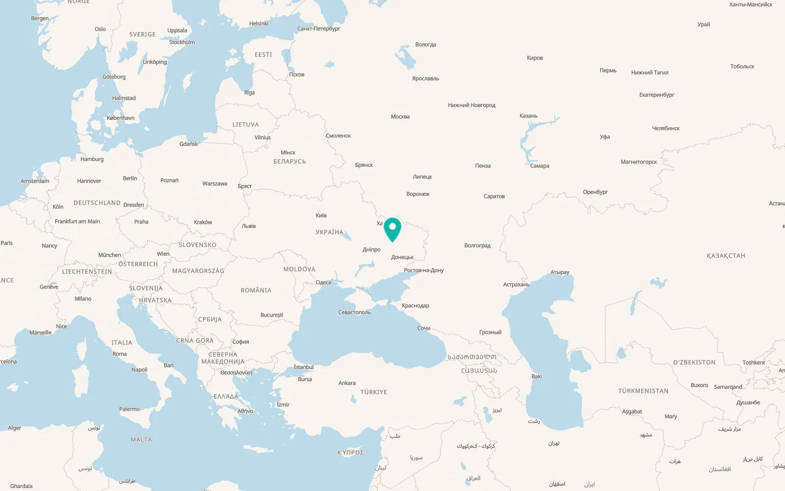 Map of Oleksandrivka