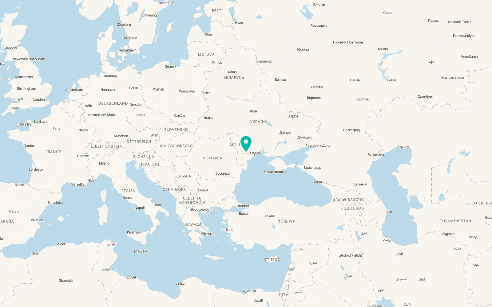 Map of Oleksandrivka