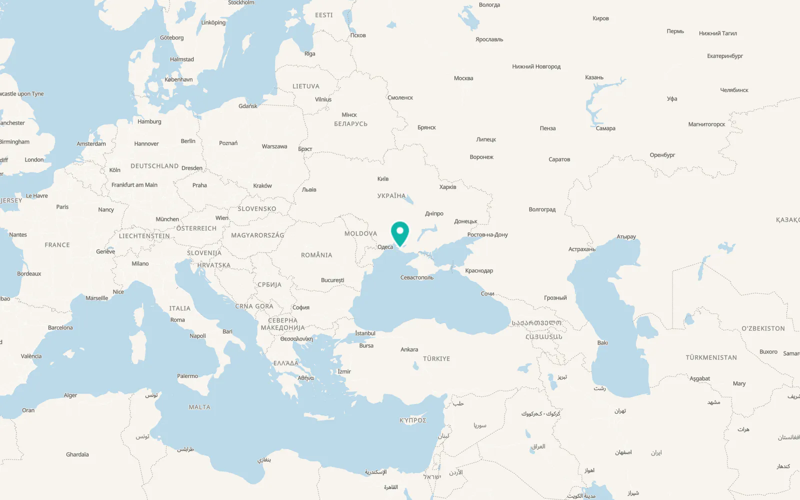 Map of Oleksandrivka