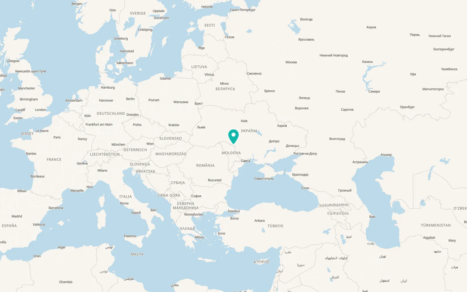 Map of Oleksiivka