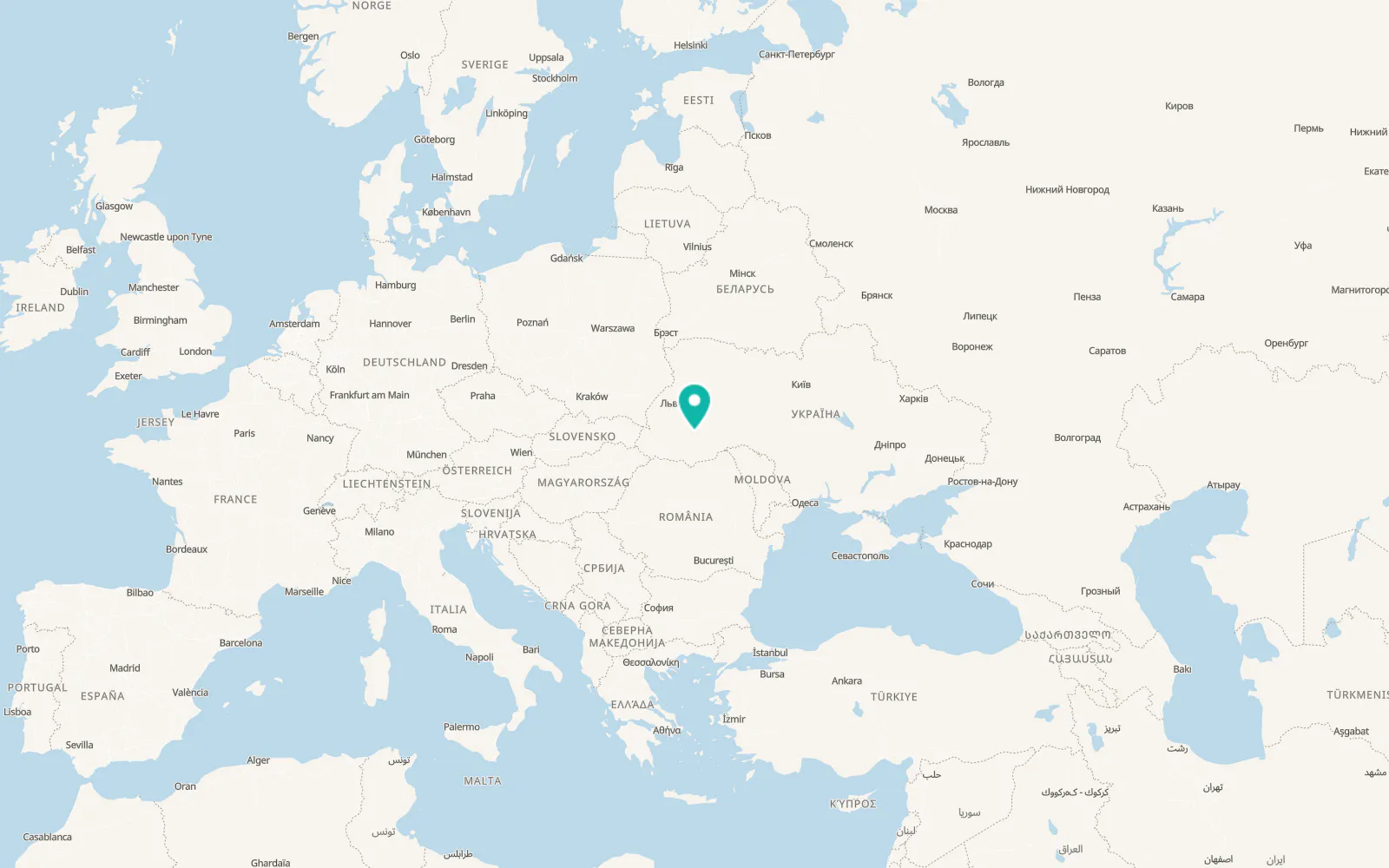 Map of Olesha