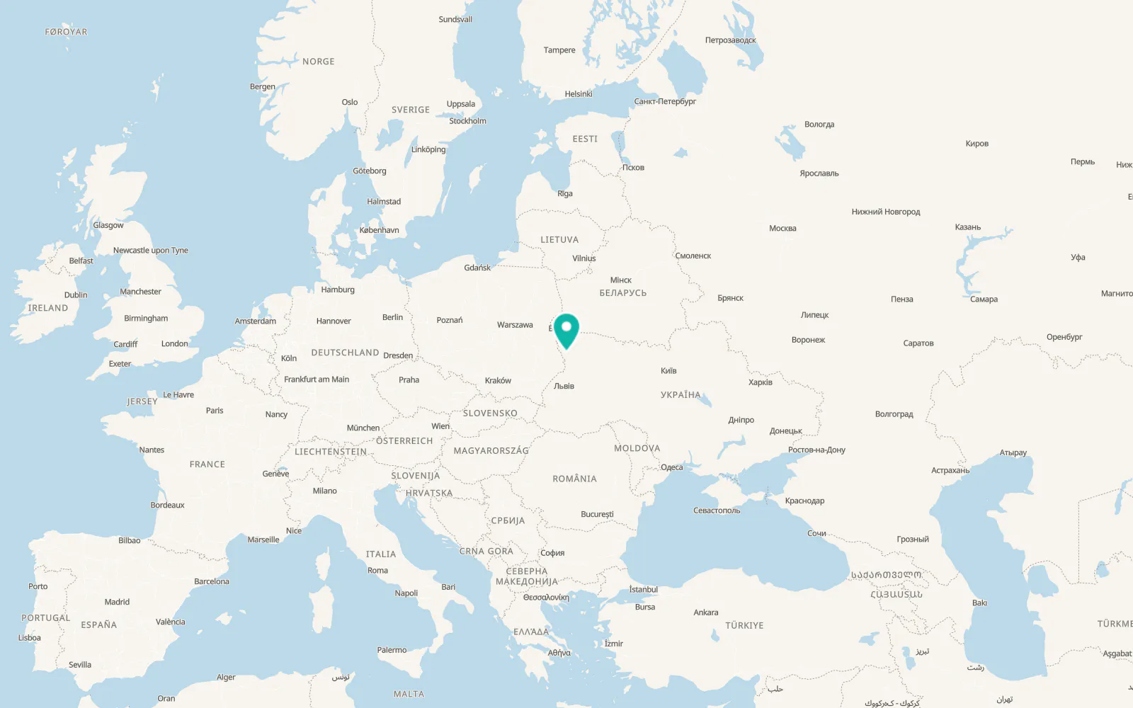 Map of Olesk