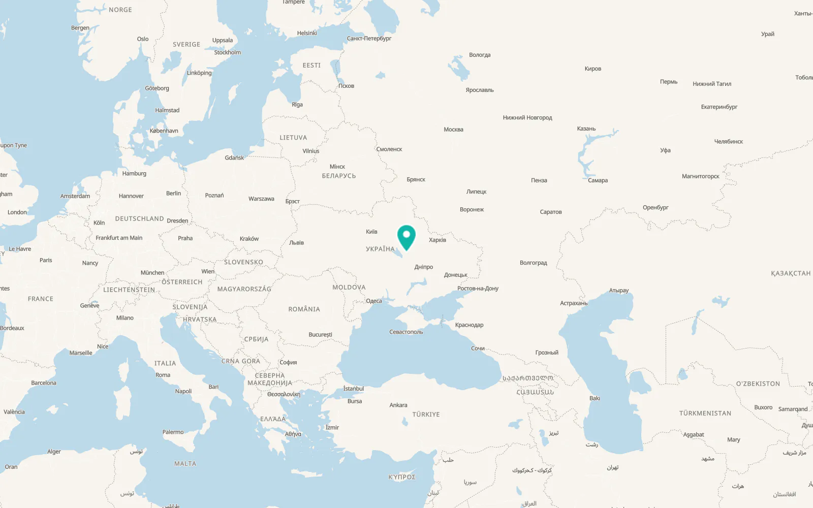 Map of Omelnyk