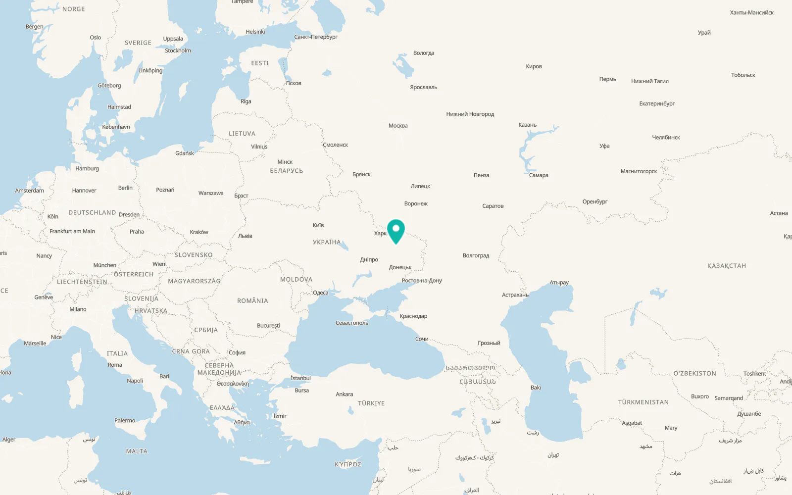 Map of Oskil