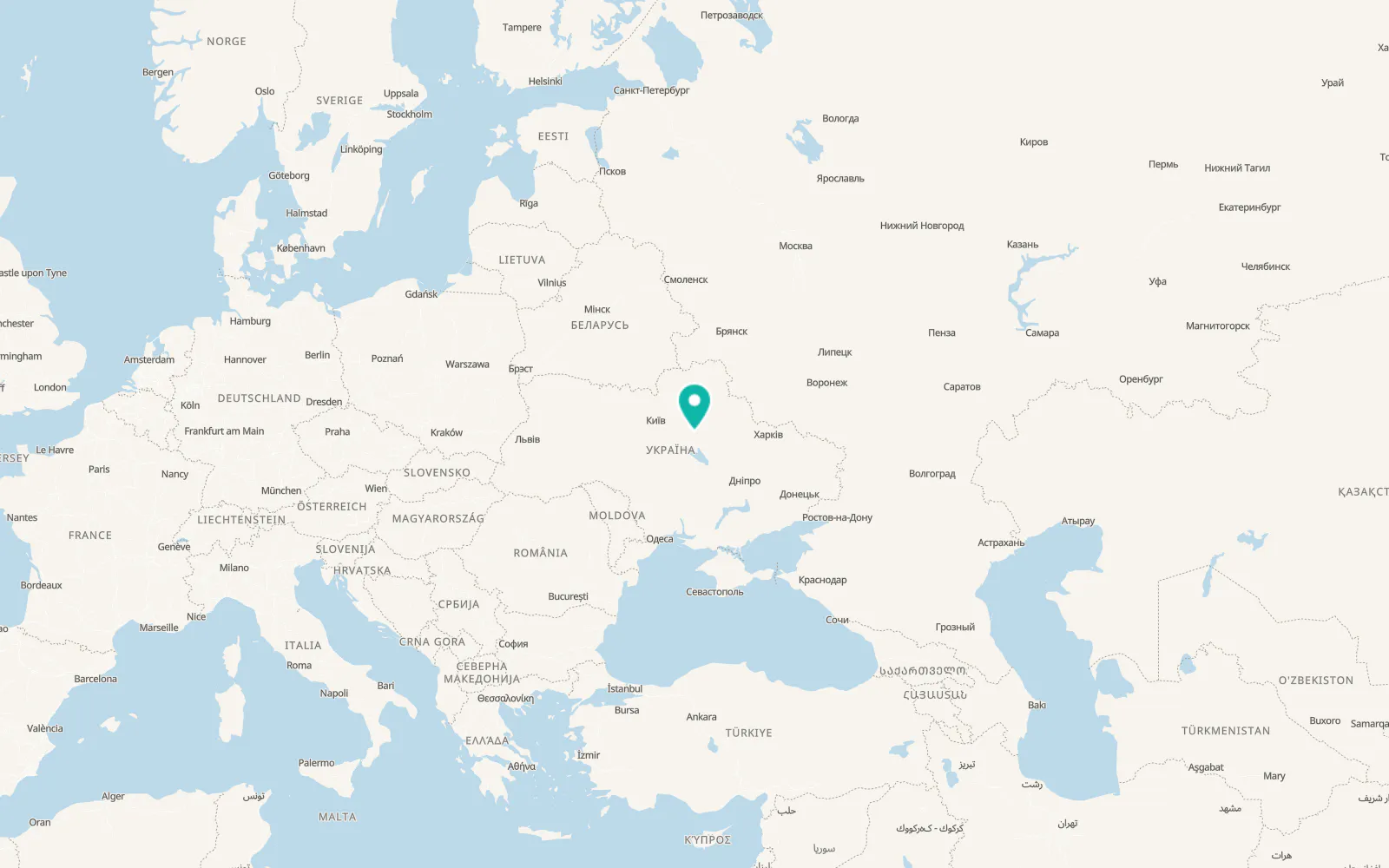 Map of Ovsiuky