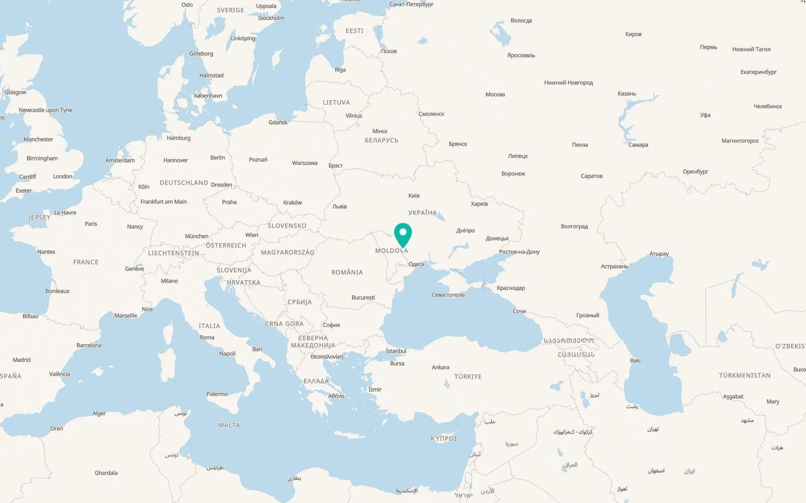 Map of Pavlivka