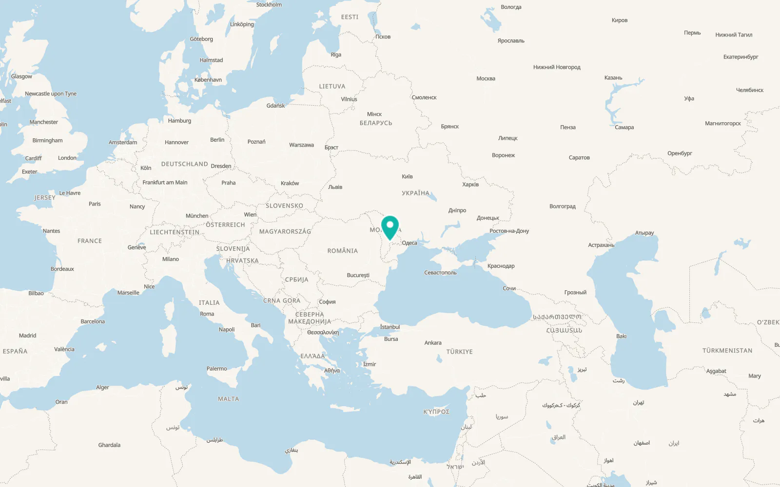 Map of Petrivsk