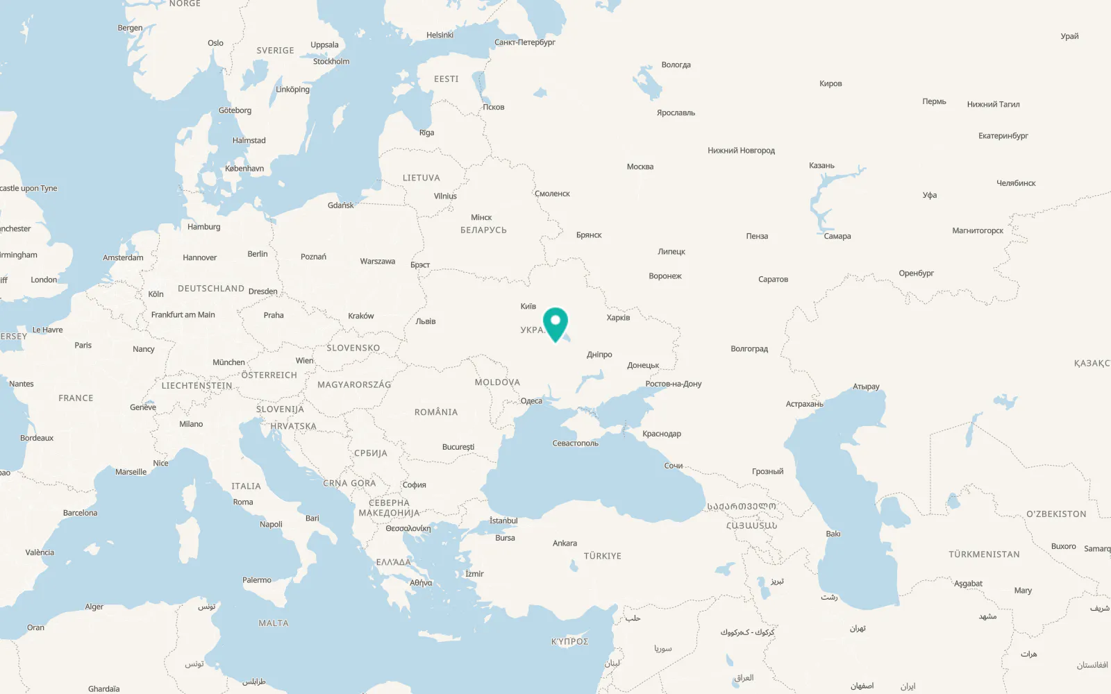 Map of Pidlisne