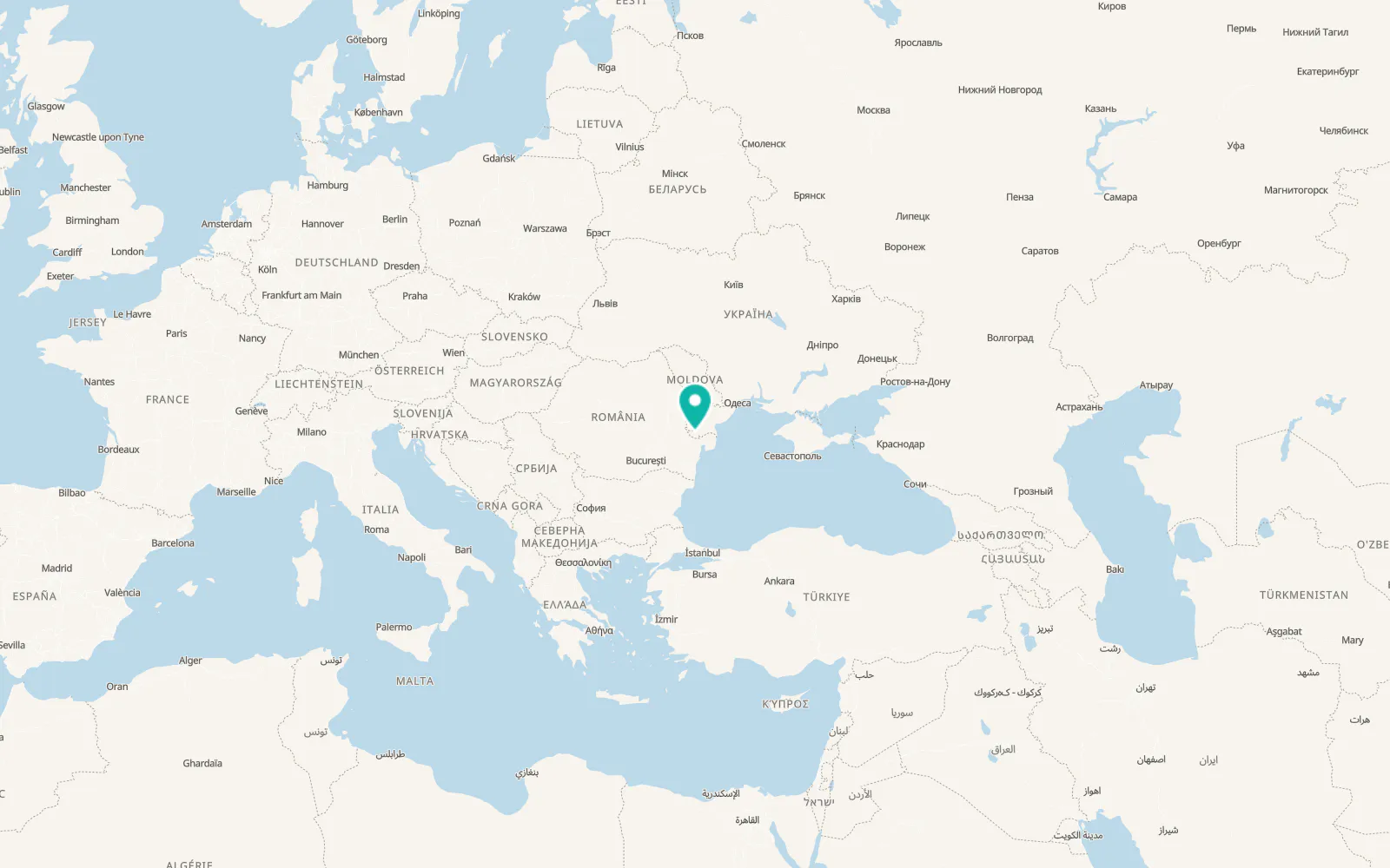 Map of Plavni