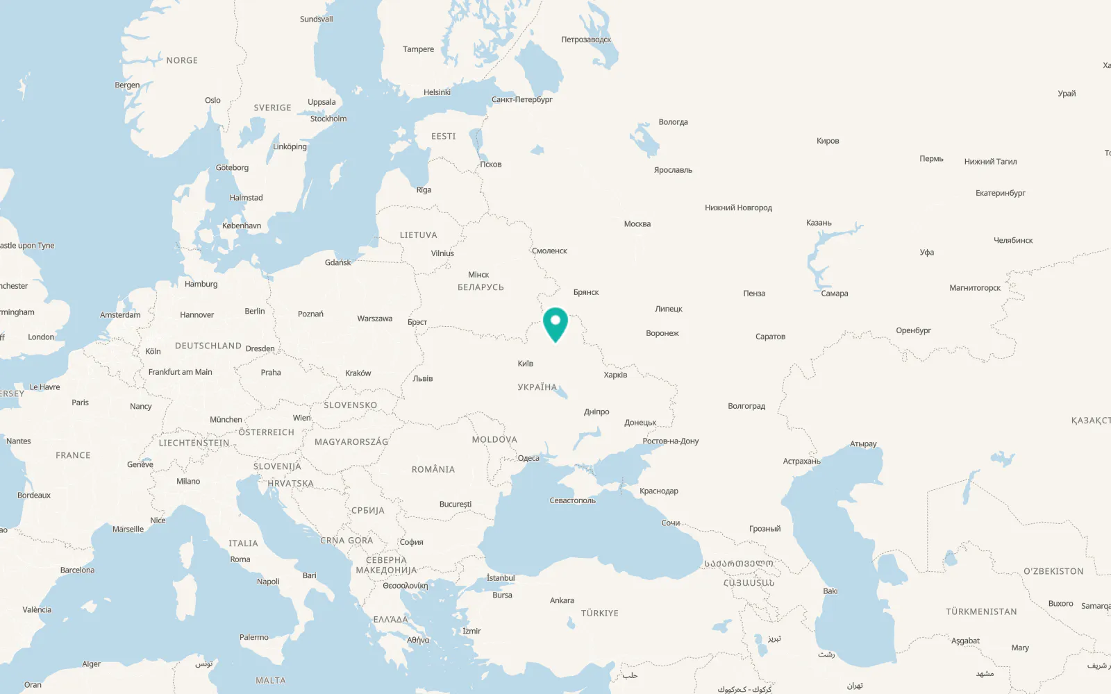 Map of Plysky