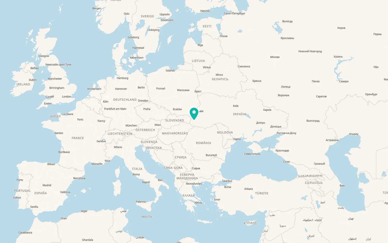 Map of Poliana