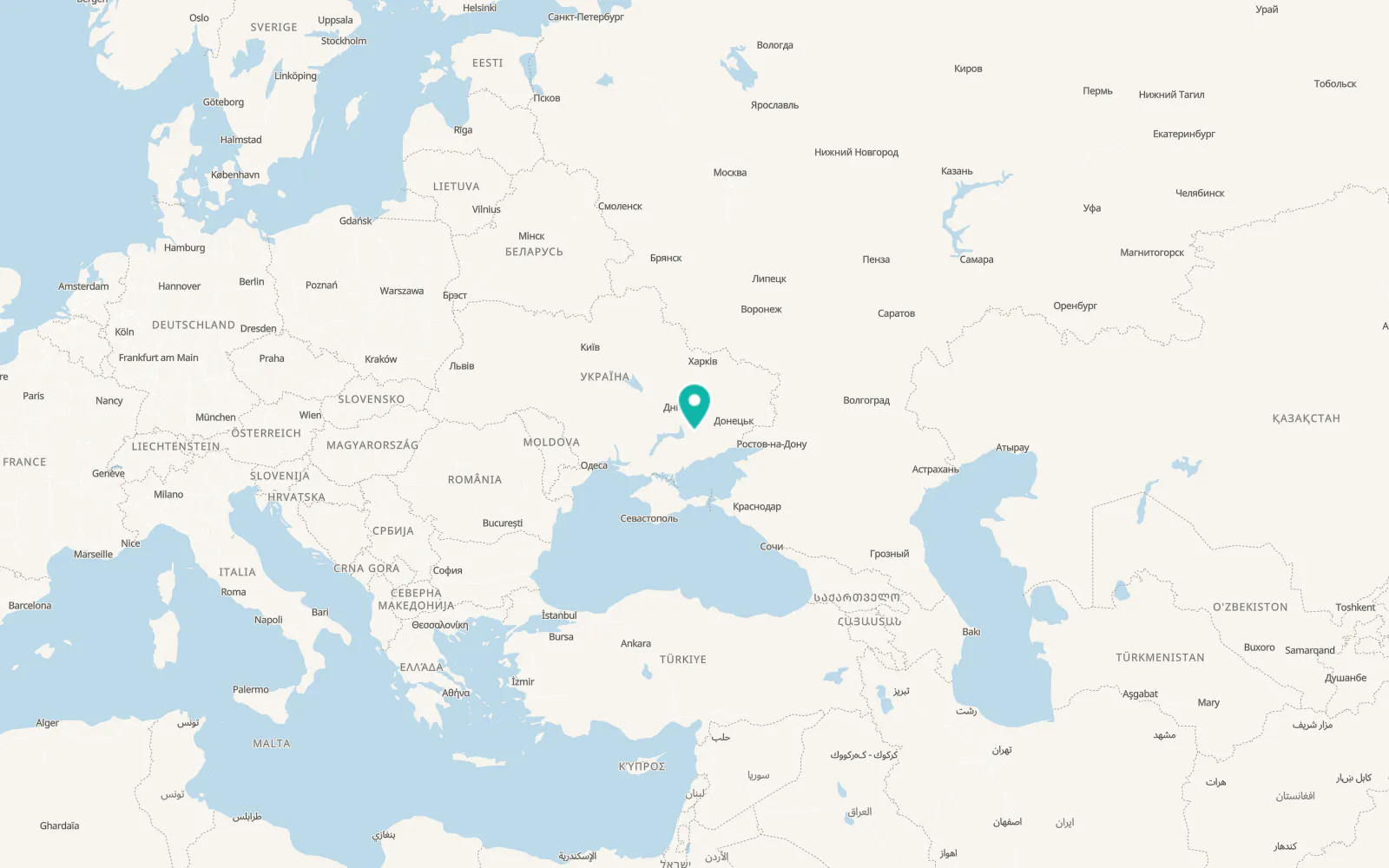 Map of Preobrazhenka