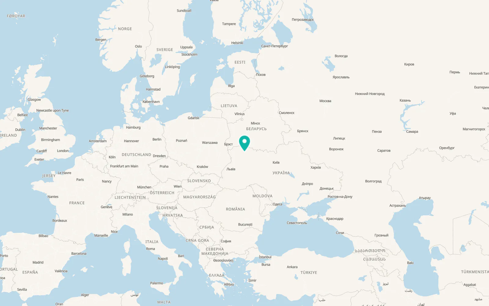 Map of Rafalivka