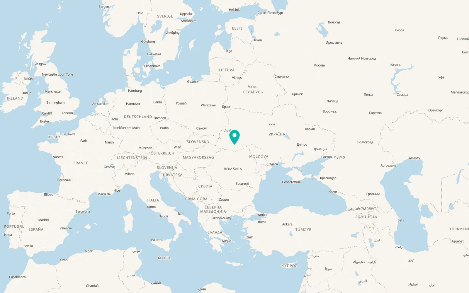 Map of Rechka
