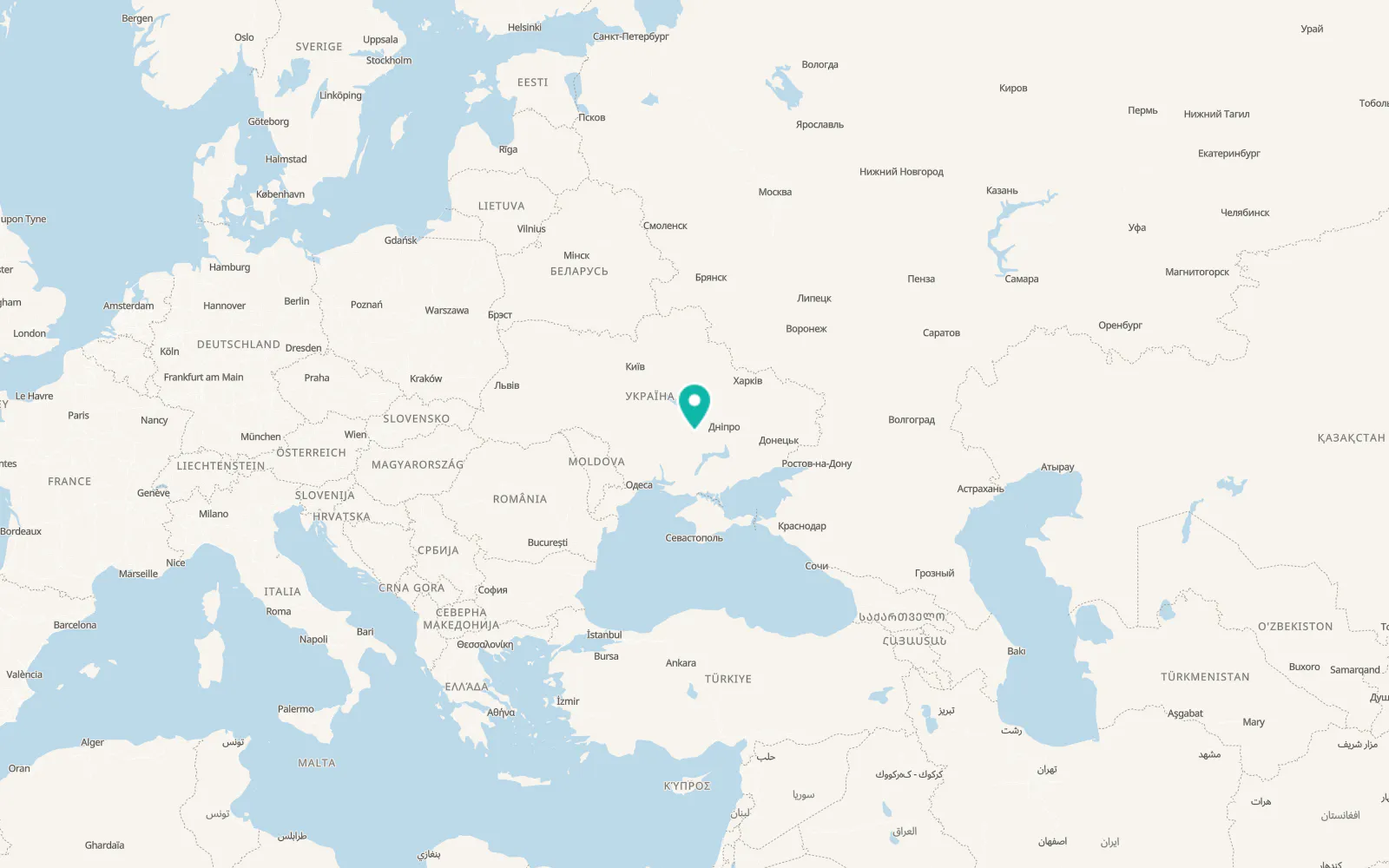 Map of Riadove