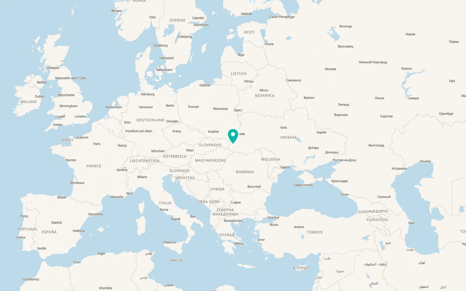 Map of Rodnykivka