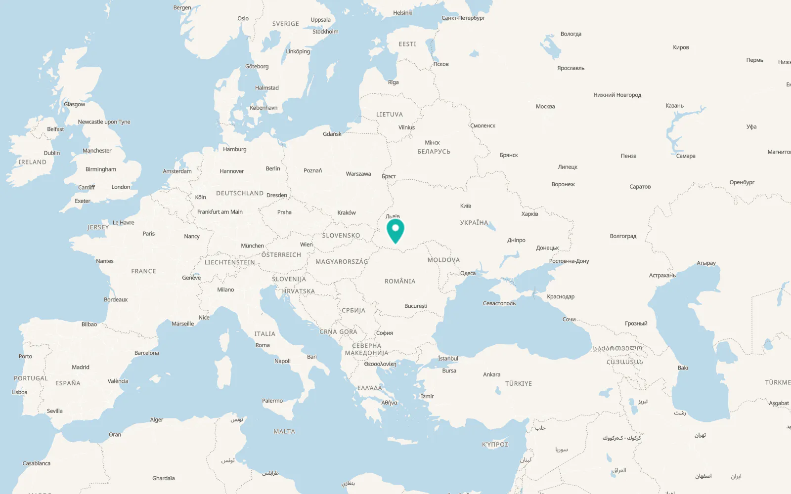 Map of Roztoky