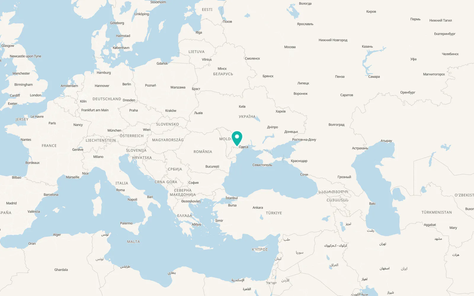 Map of Ruskoivanivka