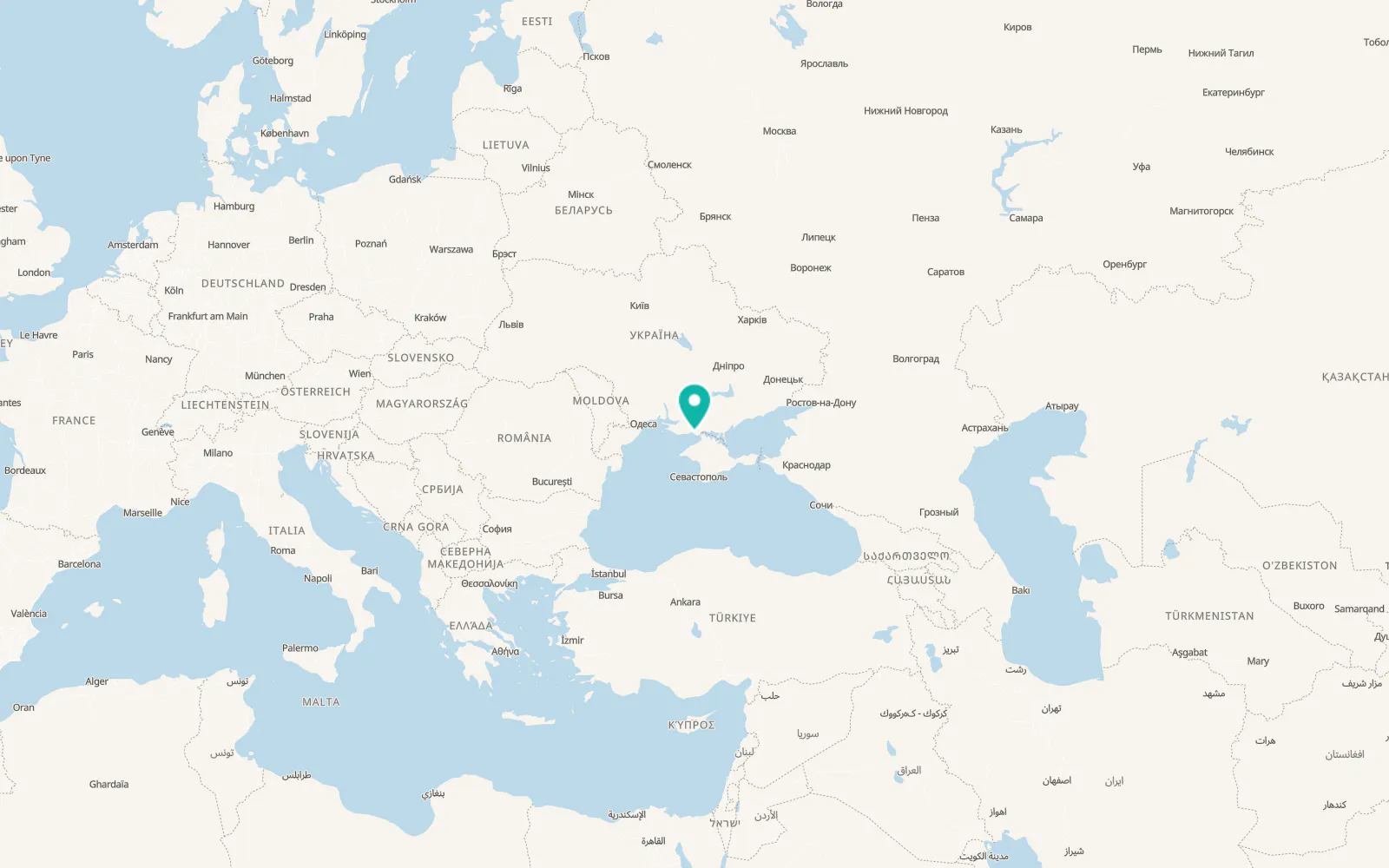 Map of Rybachyi