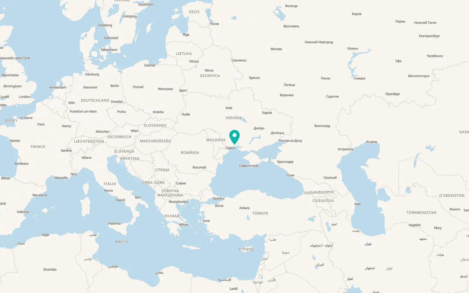 Map of Rybakivka