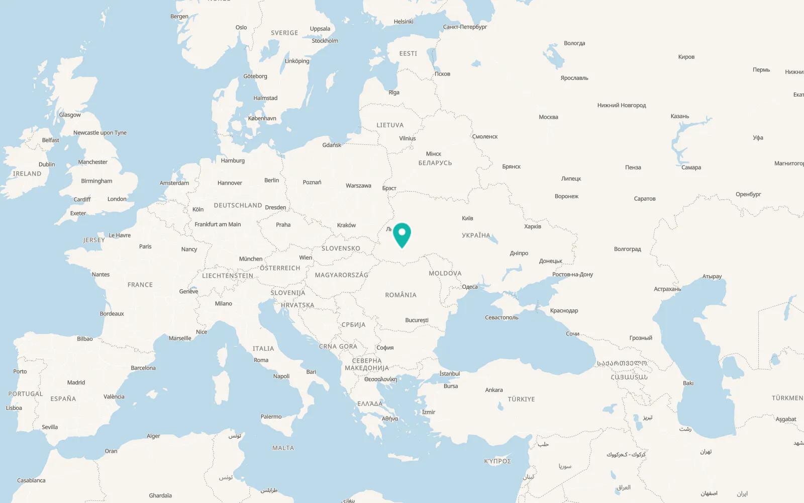 Map of Sadzhavka