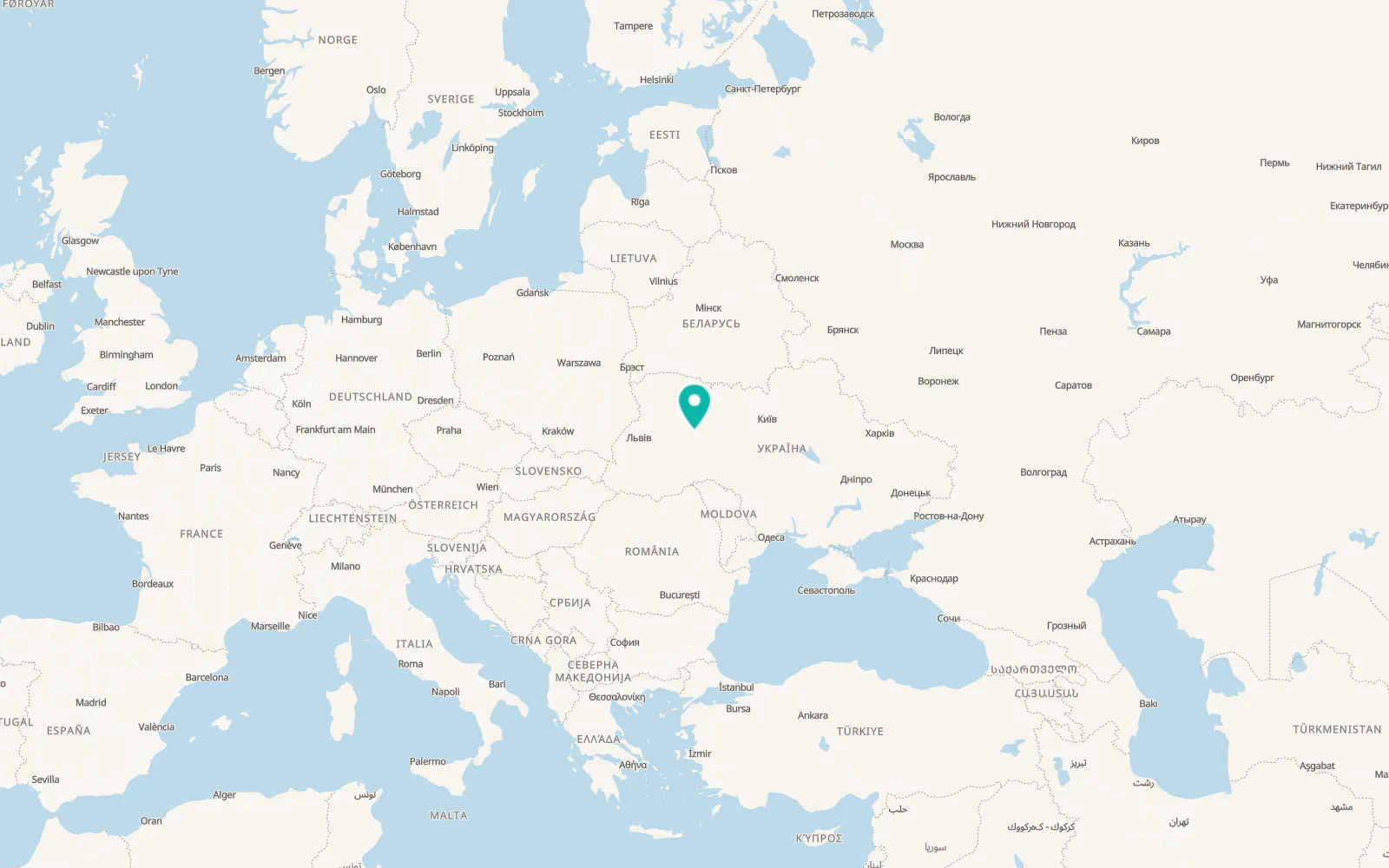 Map of Sakhnivtsi