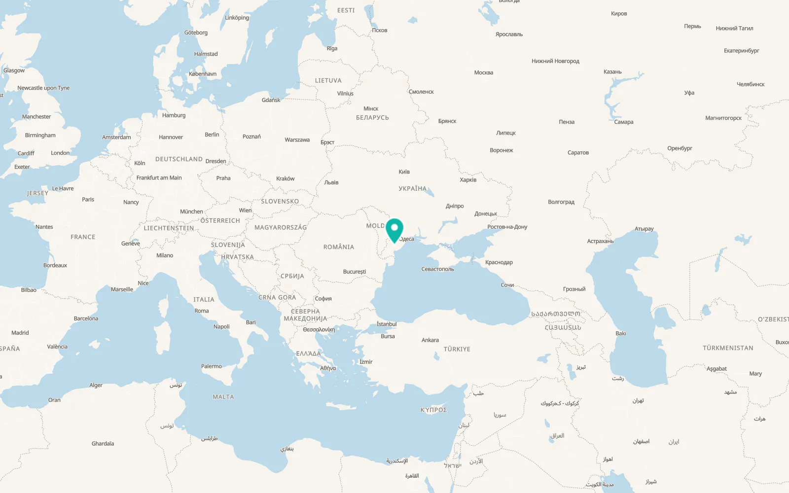 Map of Sarata