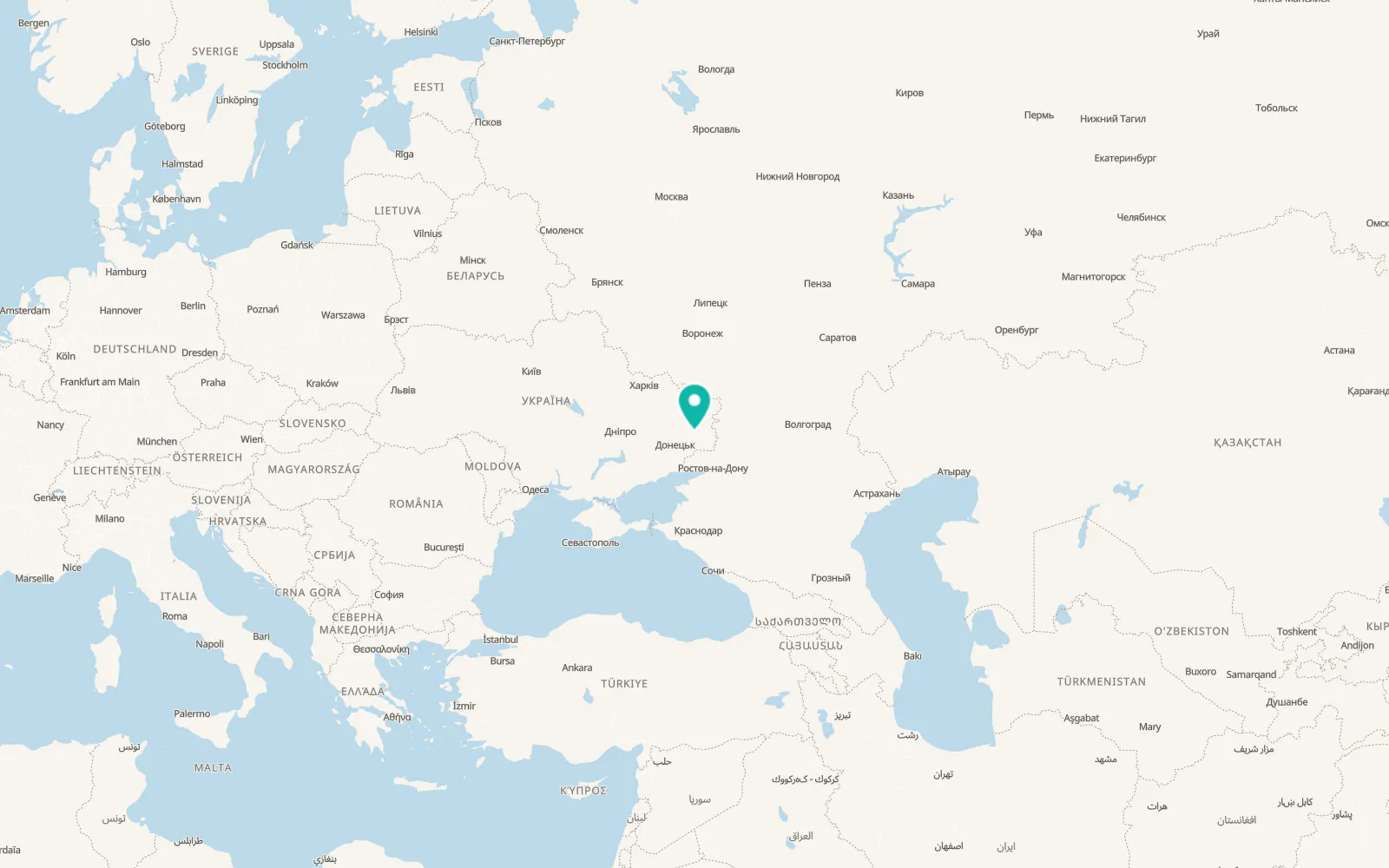 Map of Seleznivka