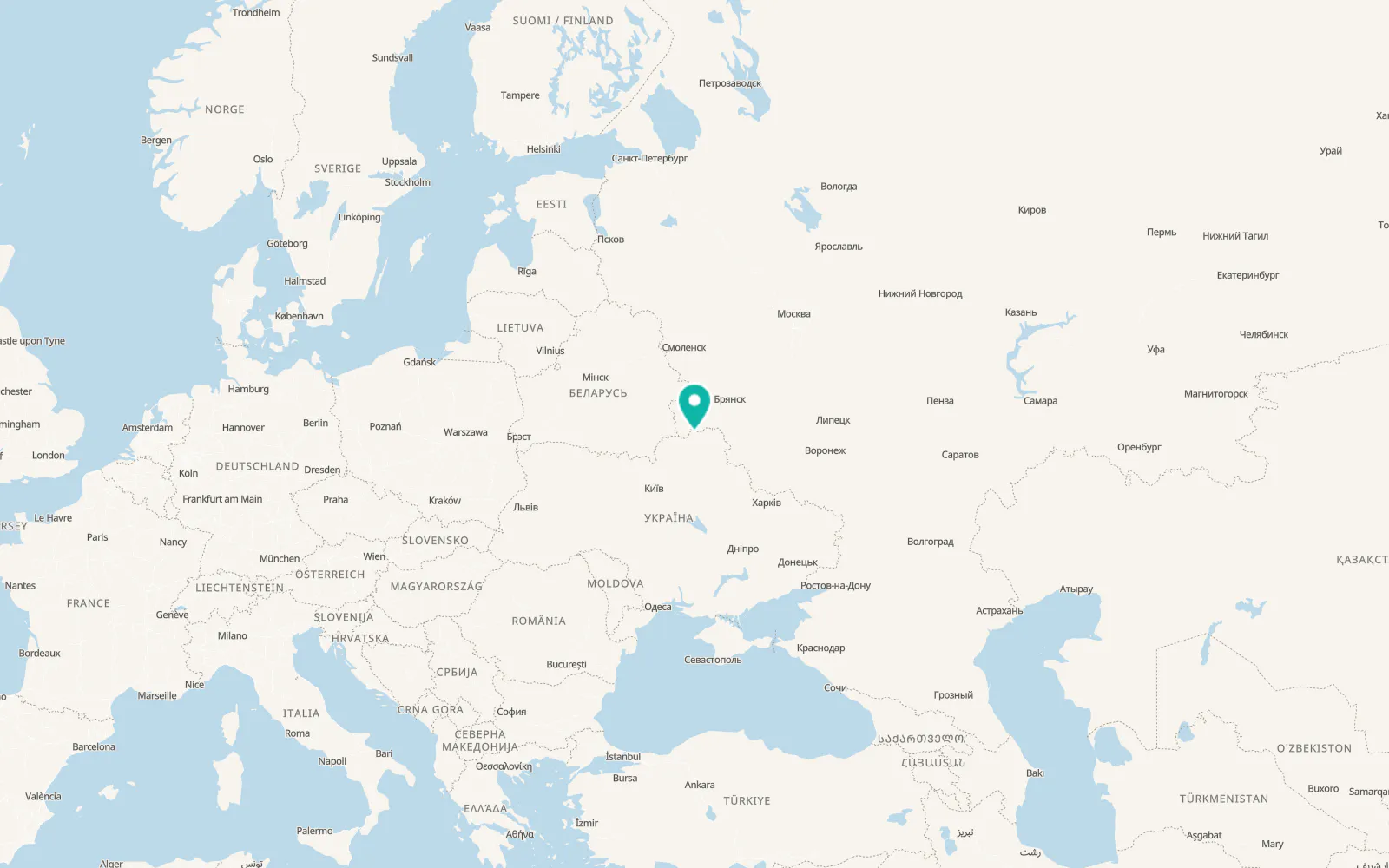 Map of Semenivka