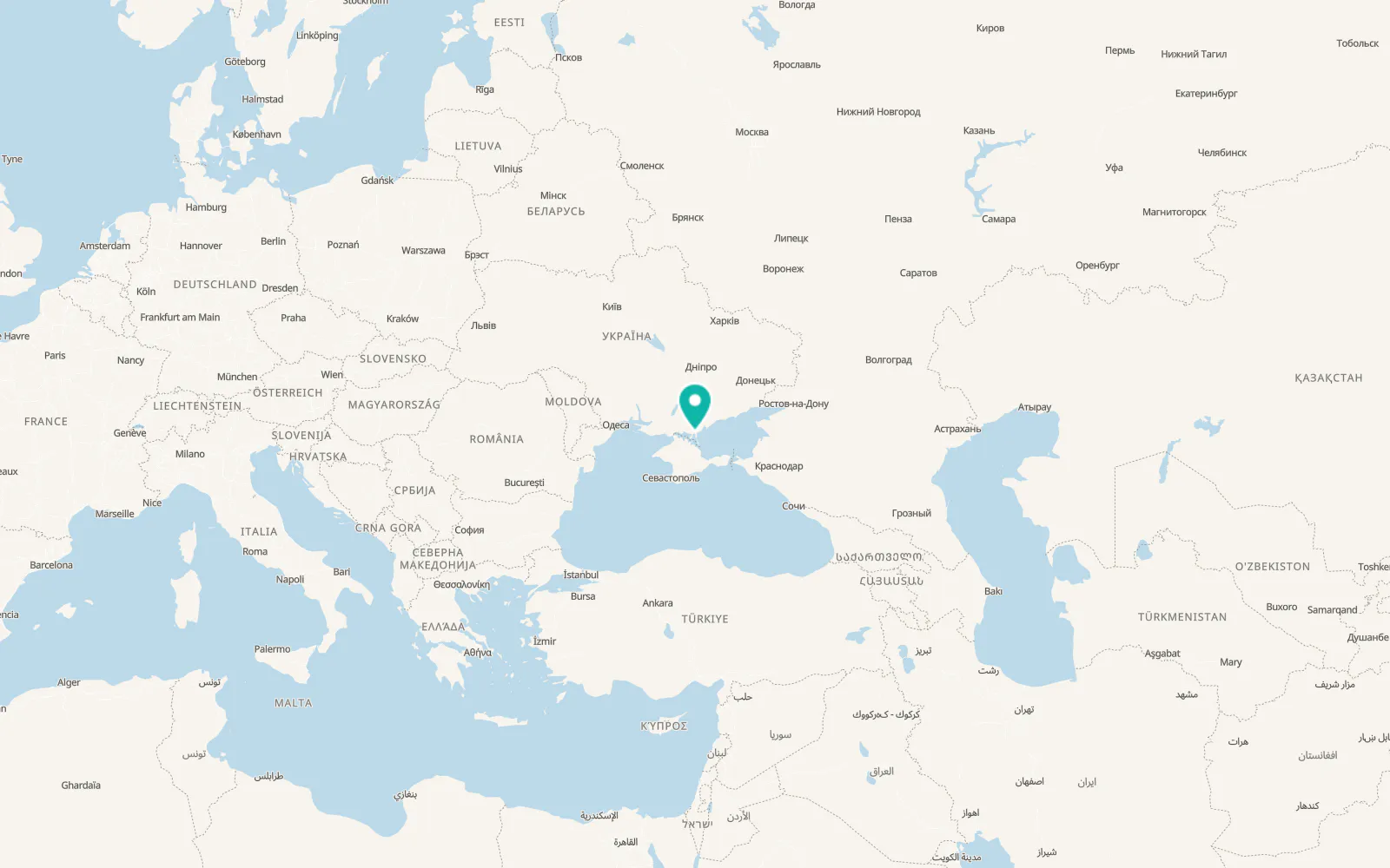 Map of Semykhatka