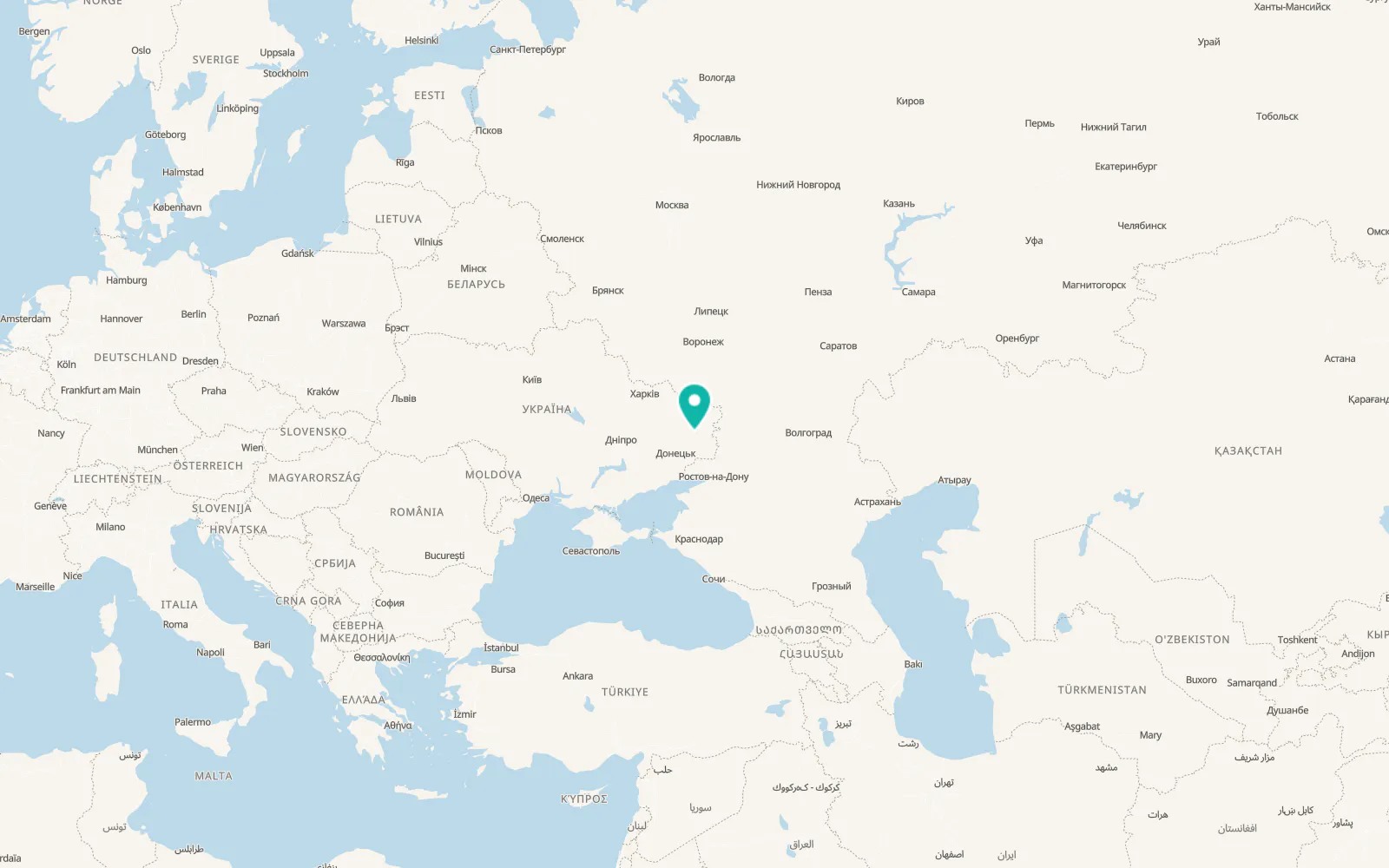 Map of Sentianivka
