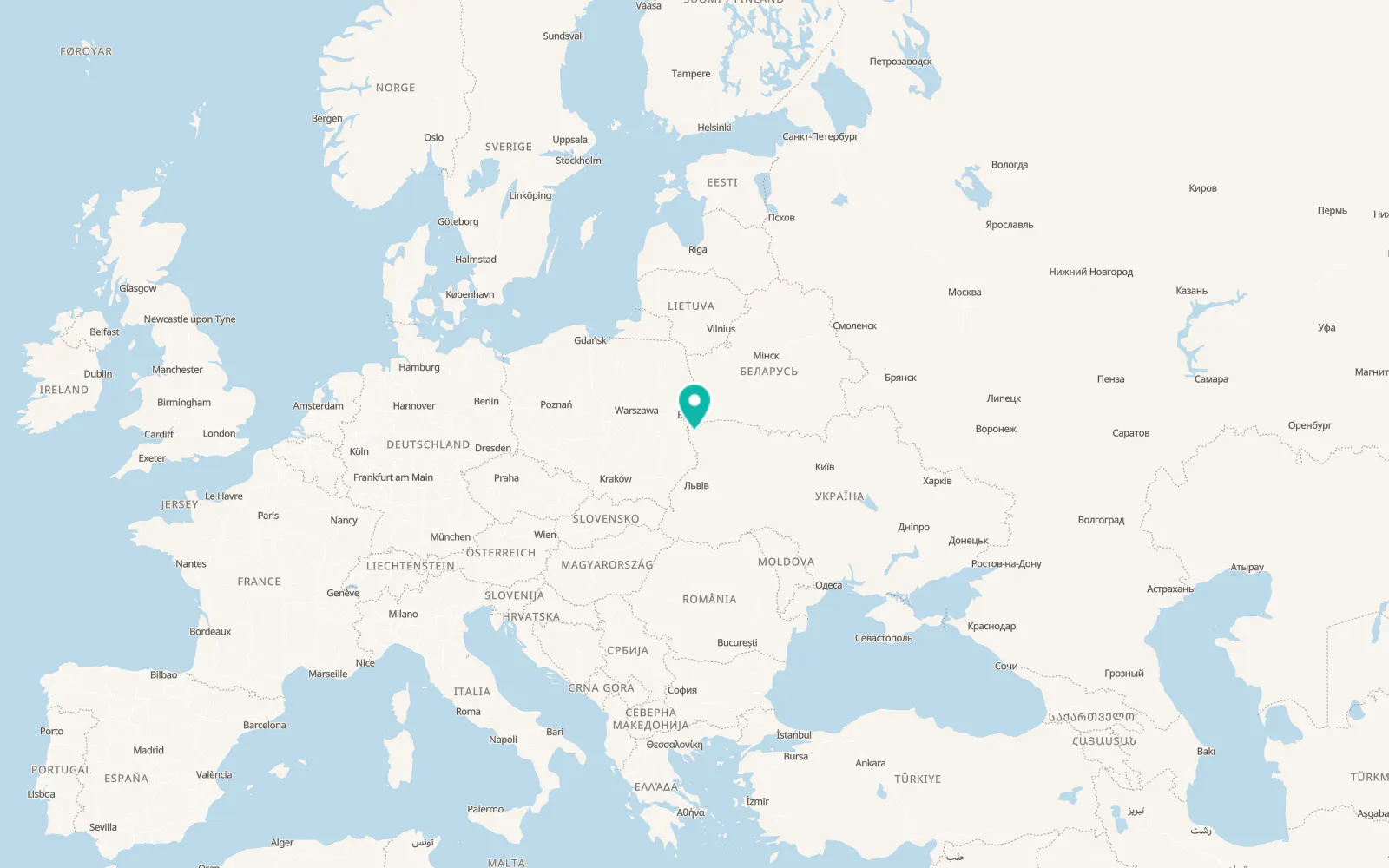 Map of Shatsk
