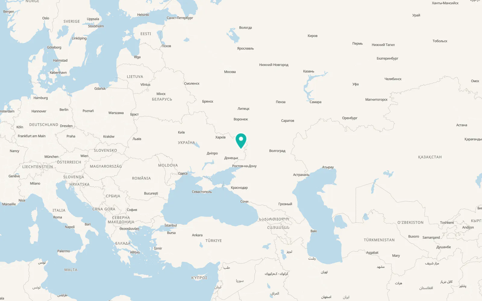 Map of Shchastya