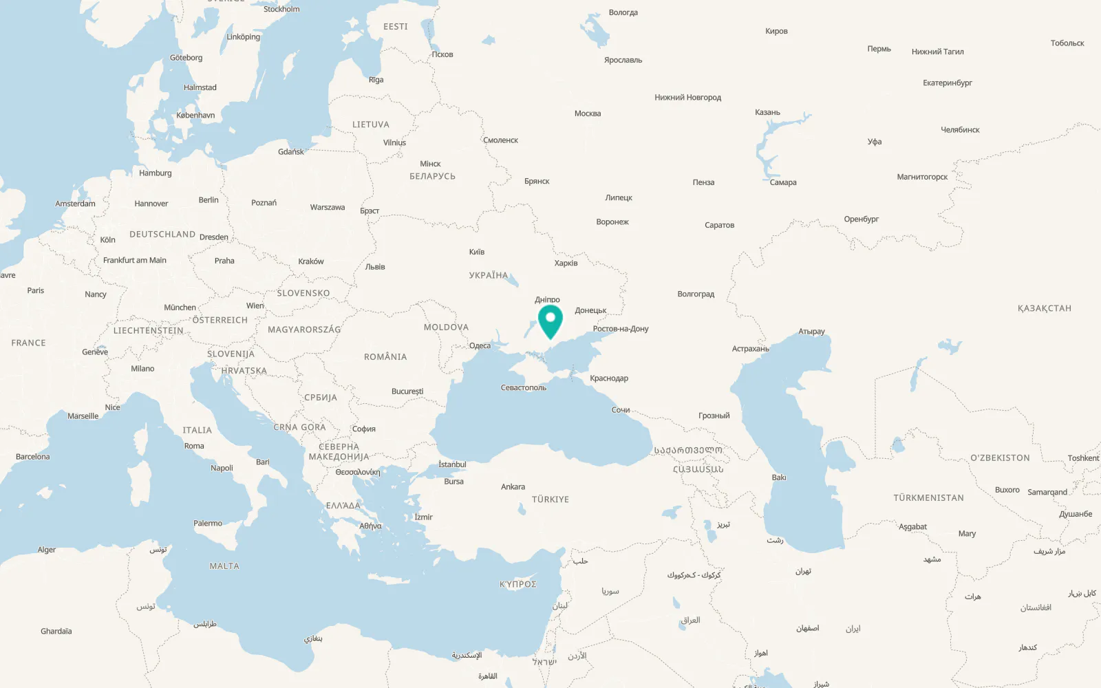 Map of Sheliuhy