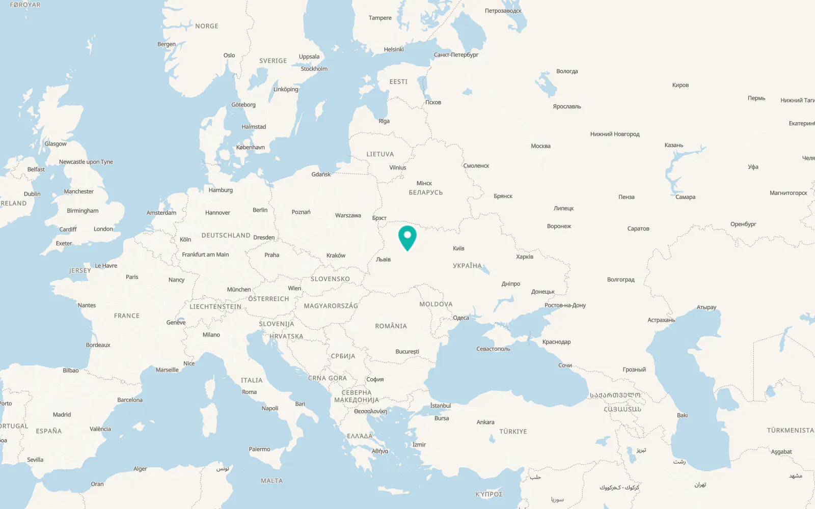 Map of Shumsk