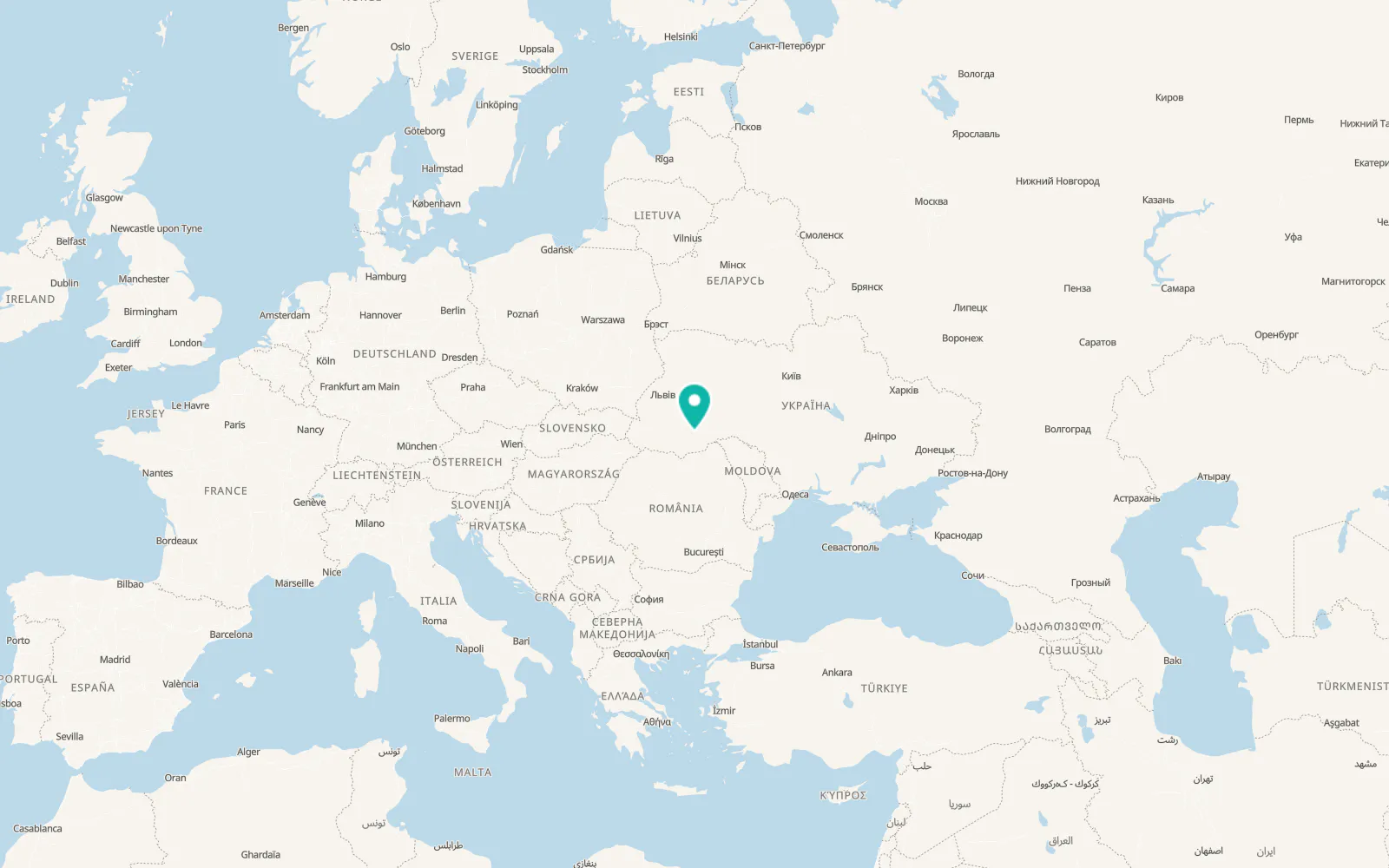 Map of Shyshkivtsi