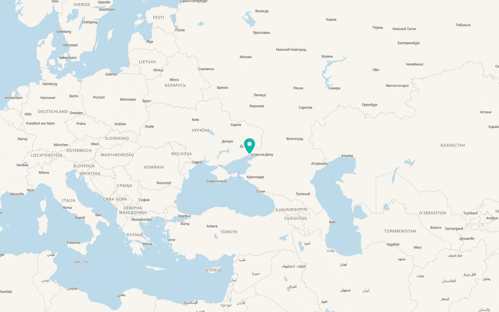 Map of Siedove