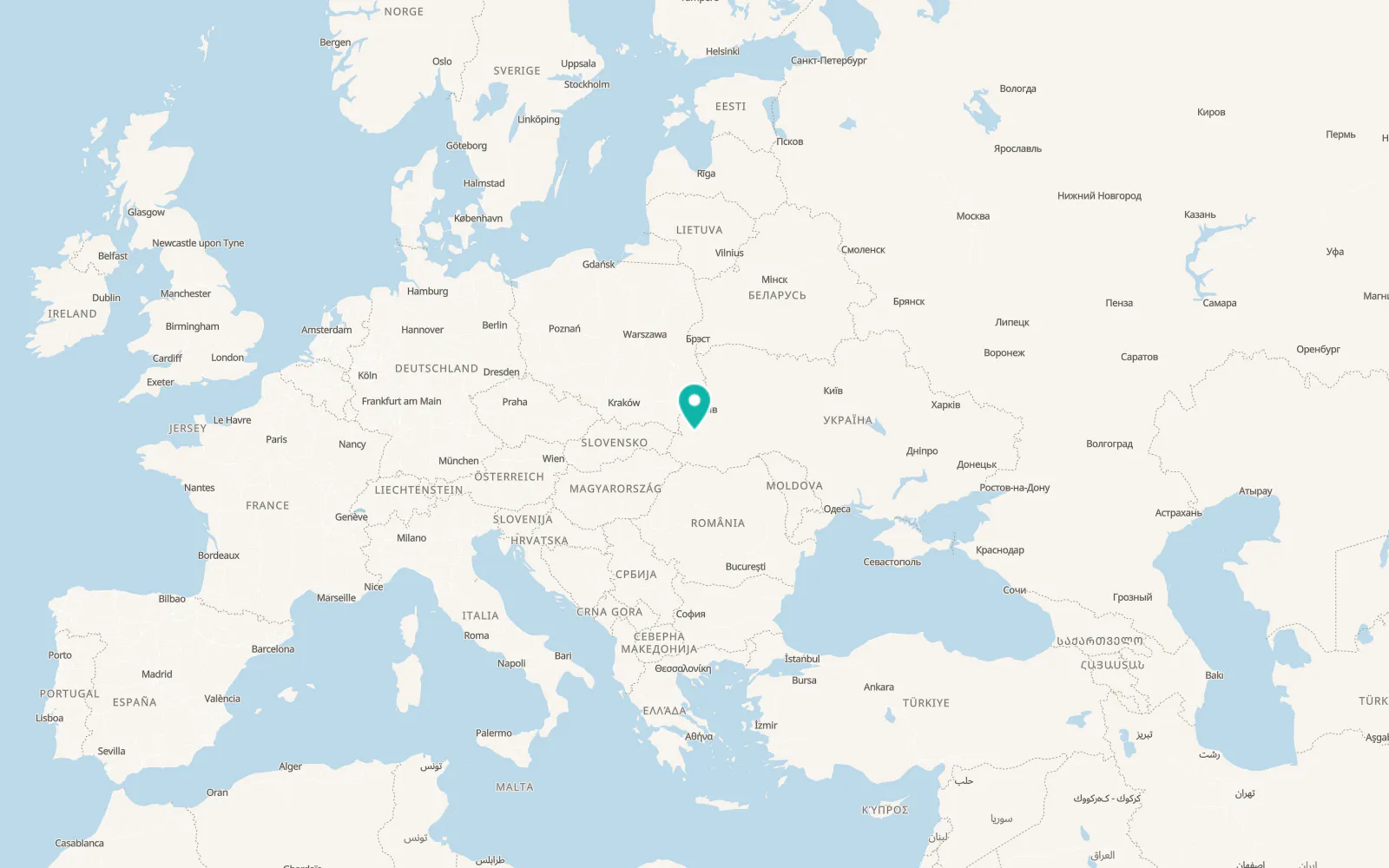 Map of Skole