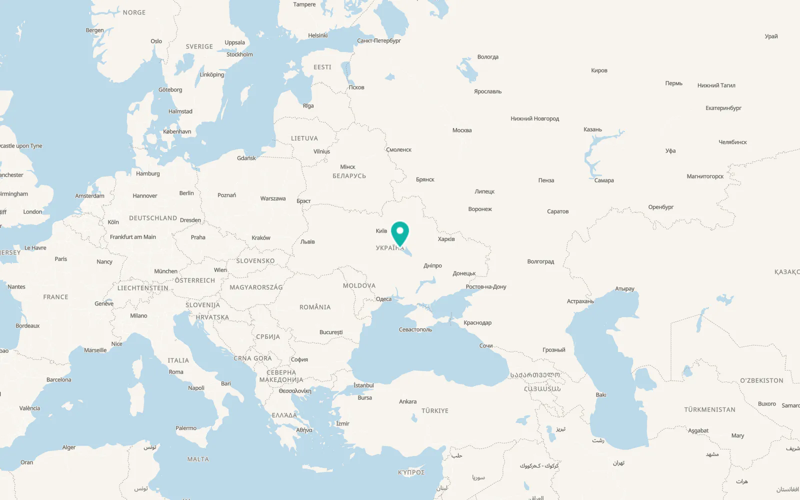 Map of Sloboda