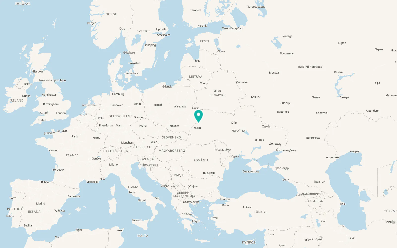 Map of Sosnivka